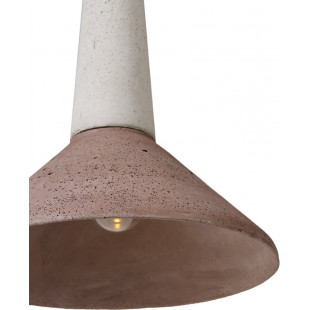 Lampa wisząca betonowa Medano 20cm brązowy / naturalny szary Loftlight