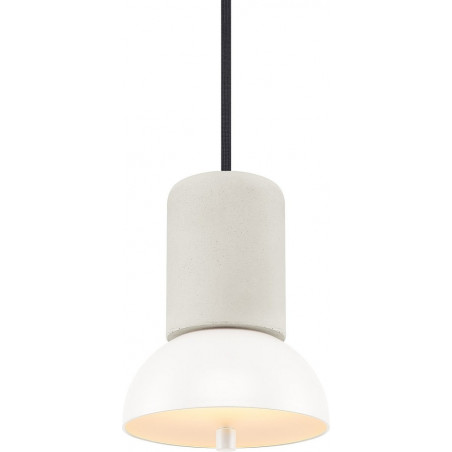 Lampa wisząca betonowa Giro 15cm biały / szary Loftlight