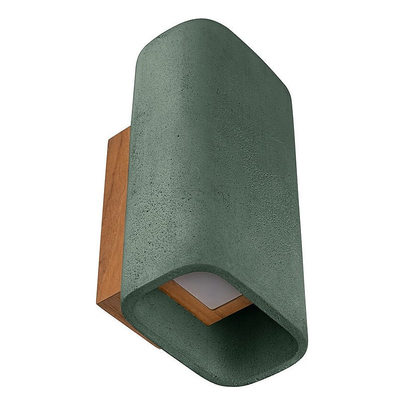 Kinkiet betonowy loft ConTeak LED zielony Loftlight