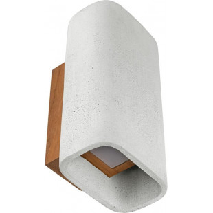 Kinkiet betonowy loft ConTeak LED naturalny szary Loftlight