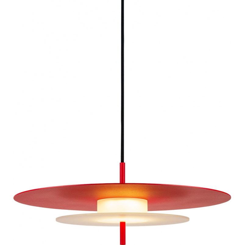Lampa wisząca designerska Aeroplan LED 60cm czerwona LoftLight
