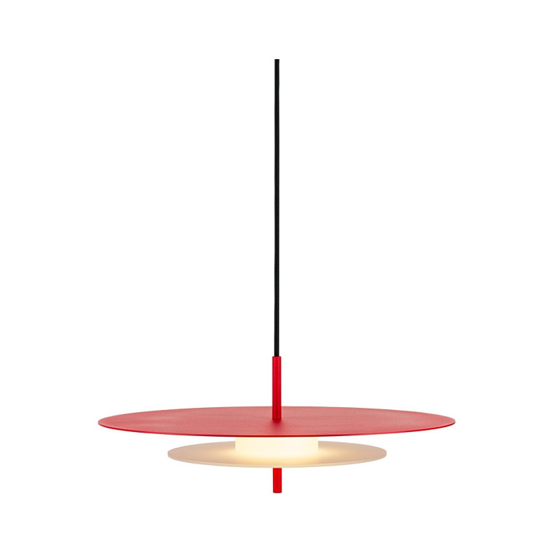 Lampa wisząca designerska Aeroplan LED 60cm czerwona LoftLight