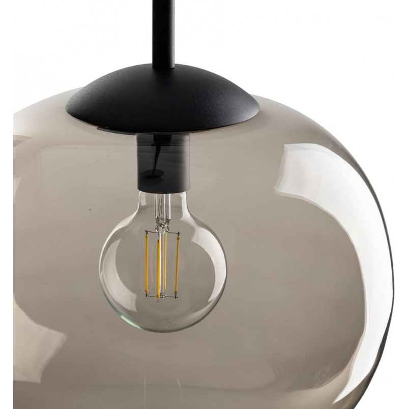 Lampa wisząca szklana Vibe 20cm topaz TK Lighting