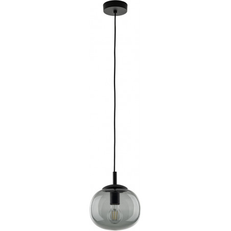 Lampa wisząca szklana Vibe 20cm grafitowa TK Lighting
