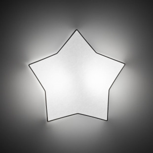 Plafon dziecięcy gwiazda Star 45x43cm beżowy len TK Lighting