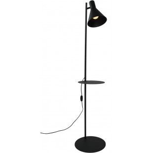 Lampa podłogowa ze stolikiem Jump 138cm czarna TK Lighting