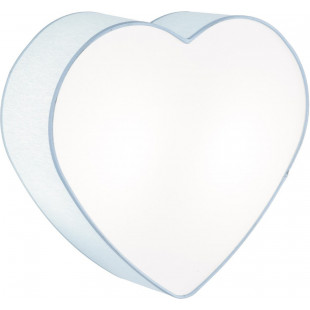 Plafon dziecięcy w kształcie serca Heart 38,5x42cm niebieski TK Lighting
