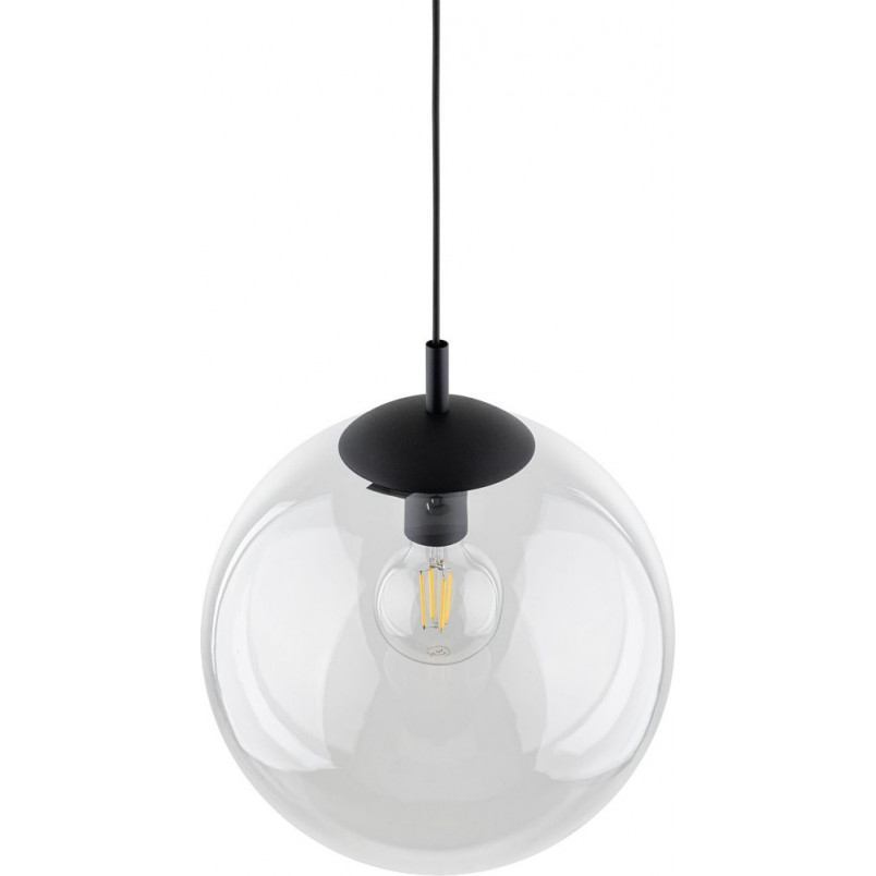 Lampa wisząca szklana kula Esme 35cm przeźroczysta TK Lighting