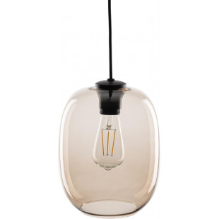 Lampa wisząca szklana Elio 20cm topaz / bursztynowy TK Lighting