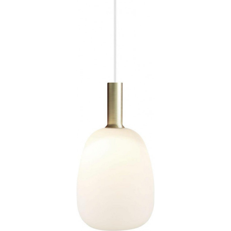 Lampa wisząca szklana Alton 23 Opal/Mosiądz marki Nordlux