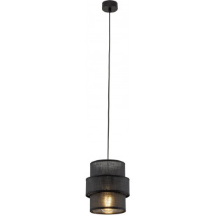 Lamp wisząca z abażurem Calisto Black 20cm czarna TK Lighting