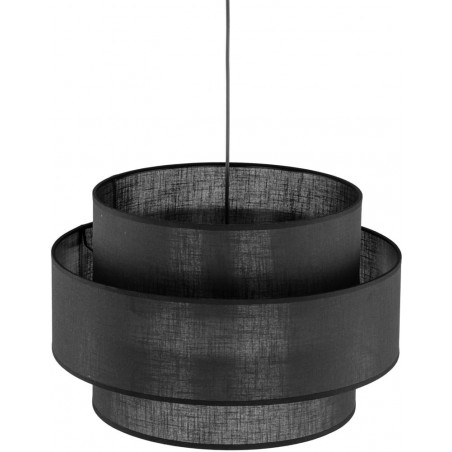 Lamp wisząca z abażurem Calisto Black 50cm czarna Lighting