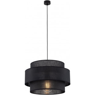 Lamp wisząca z abażurem Calisto Black 50cm czarna TK Lighting