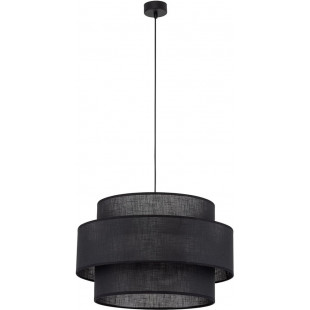 Lamp wisząca z abażurem Calisto Black III 50cm czarna TK Lighting
