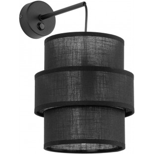 Kinkiet wiszący Calisto Black czarny Lighting
