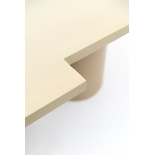 Stół drewniany designerki Object098 180x110cm szaro-beżowy NG Design