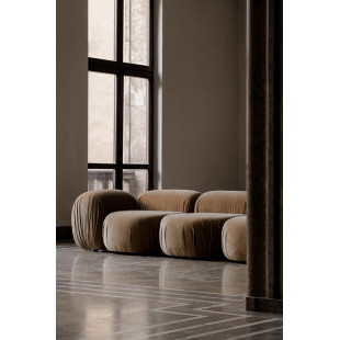 Sofa modułowa designerska Object085 Velvet 220cm piaskowa NG Design