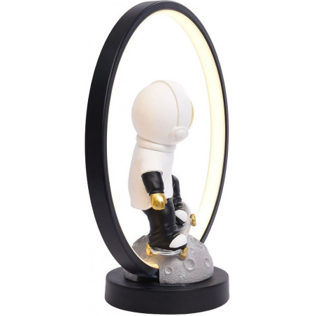 Lampa na stolik dla chłopca Astronauta III LED czarna Zumaline