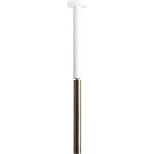 Lampa sufitowa tuba Stick All White S 2,2cm H42cm biało-złota Aldex