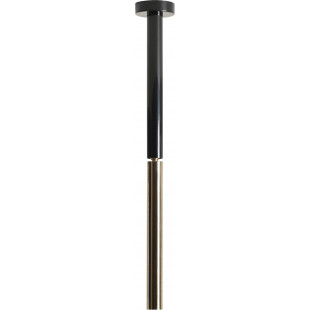 Lampa sufitowa tuba Stick All White S 2,2cm H42cm czarno-złota Aldex