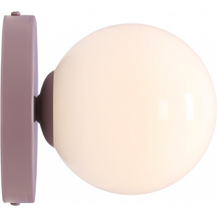 Kinkiet szklana kula Ball Colours II S 14cm biały / lila Aldex
