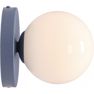 Kinkiet szklana kula Ball Colours II S 14cm biały / niebieski Aldex