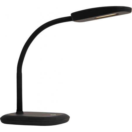 Lampa na biurko ze ściemniaczem Tessa LED czarna Lucide
