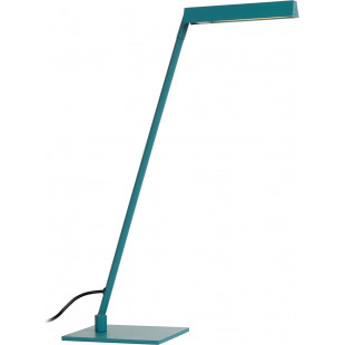 Lampa biurkowa ze ściemniaczem Lavale LED turkusowa Lucide