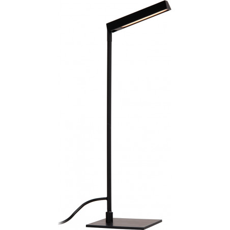Lampa biurkowa ze ściemniaczem Lavale LED czarna Lucide