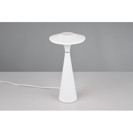 Lampa zewnętrzna na stolik z regulacją barwy światła Torrez LED biały matowy Reality