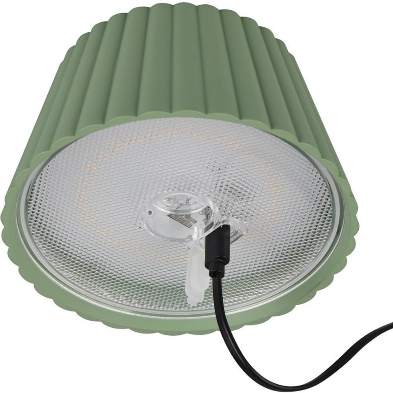 Lampa zewnętrzna na stolik Suarez LED zielona Reality