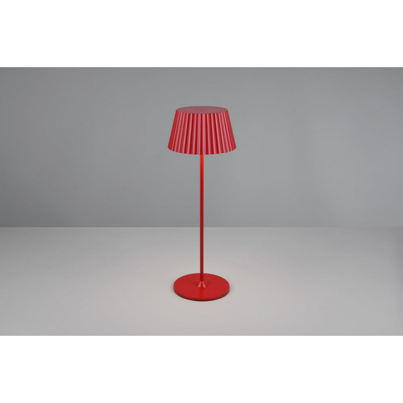 Lampa zewnętrzna na stolik Suarez LED czerwona Reality
