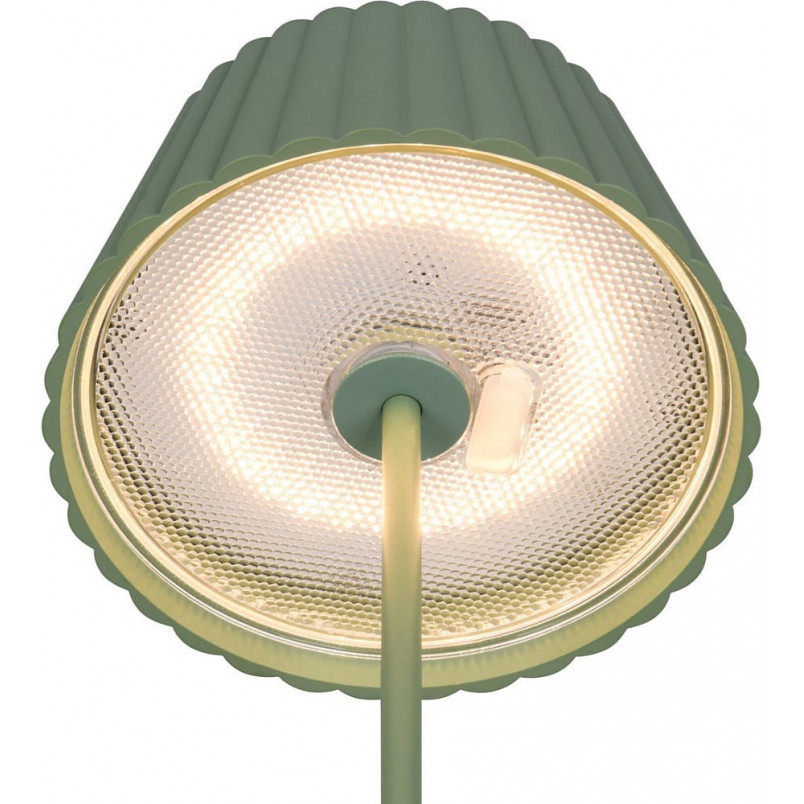 Lampa zewnętrzna stojąca Suarez LED zielona Reality
