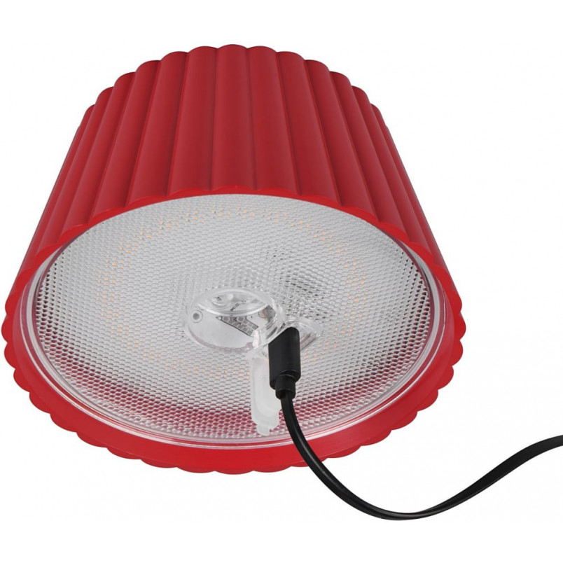 Lampa zewnętrzna stojąca Suarez LED czerwona Reality