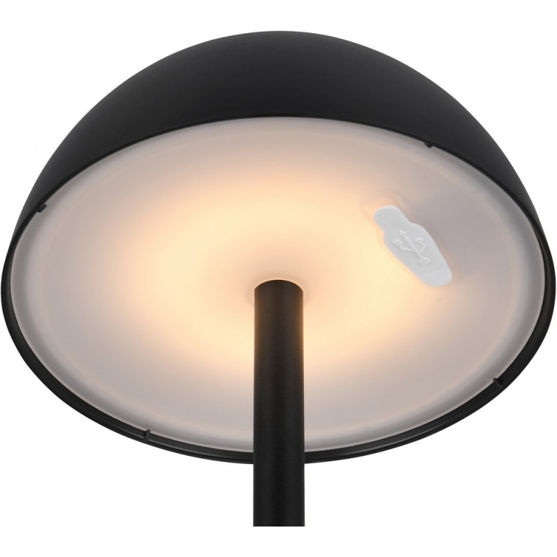 Lampa zewnętrzna na stolik Ricardo LED czarny matowy Reality