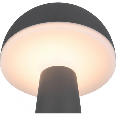 Lampa zewnętrzna na stolik z regulacją barwy światła Fungo LED antracyt Reality