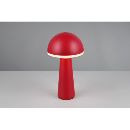 Lampa zewnętrzna na stolik z regulacją barwy światła Fungo LED czerwona Reality