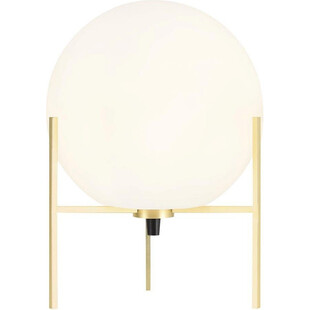 Lampa stołowa szklana kula Alton Opal/Mosiądz marki Nordlux