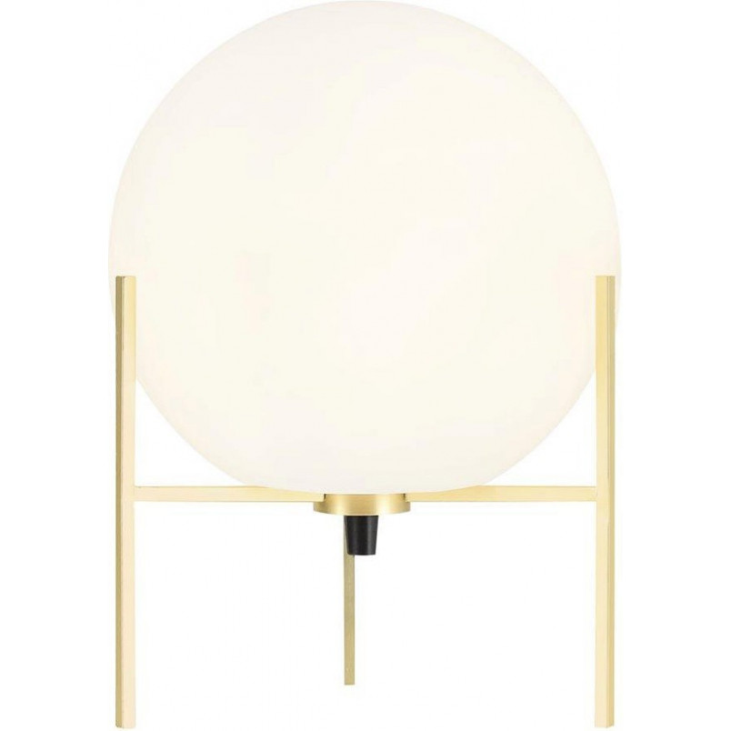 Lampa stołowa szklana kula Alton Opal/Mosiądz marki Nordlux