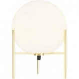 Lampa stołowa szklana kula Alton Opal/Mosiądz marki Nordlux