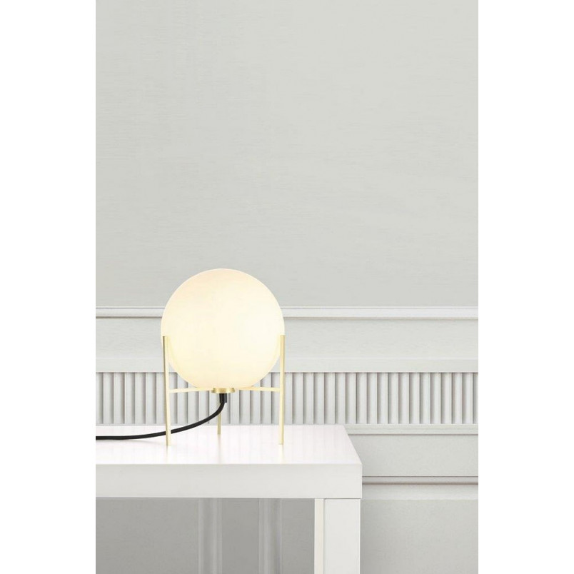 Lampa stołowa szklana kula Alton Opal/Mosiądz marki Nordlux
