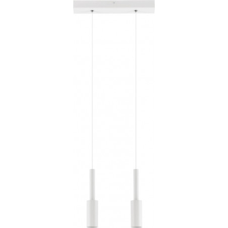 Lampa wisząca minimalistyczna Koshima II LED 30cm biała