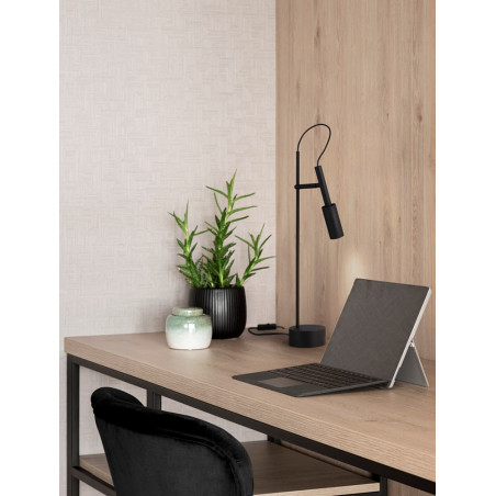 Lampa na biurko minimalistyczna Koshima LED czarna