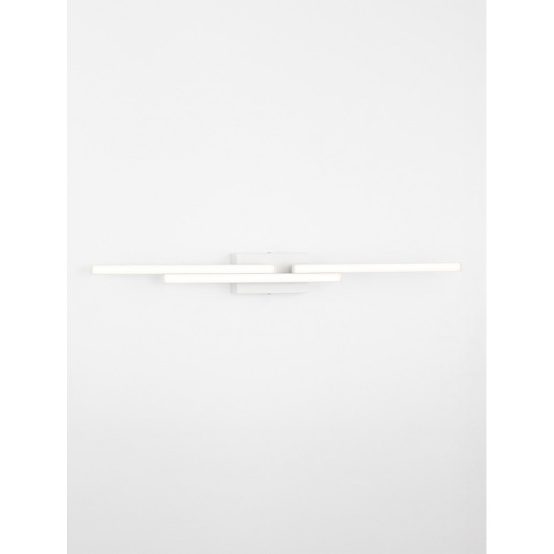 Kinkiet nad lustro w łazience Modernos LED 96,5cm piaskowy biały
