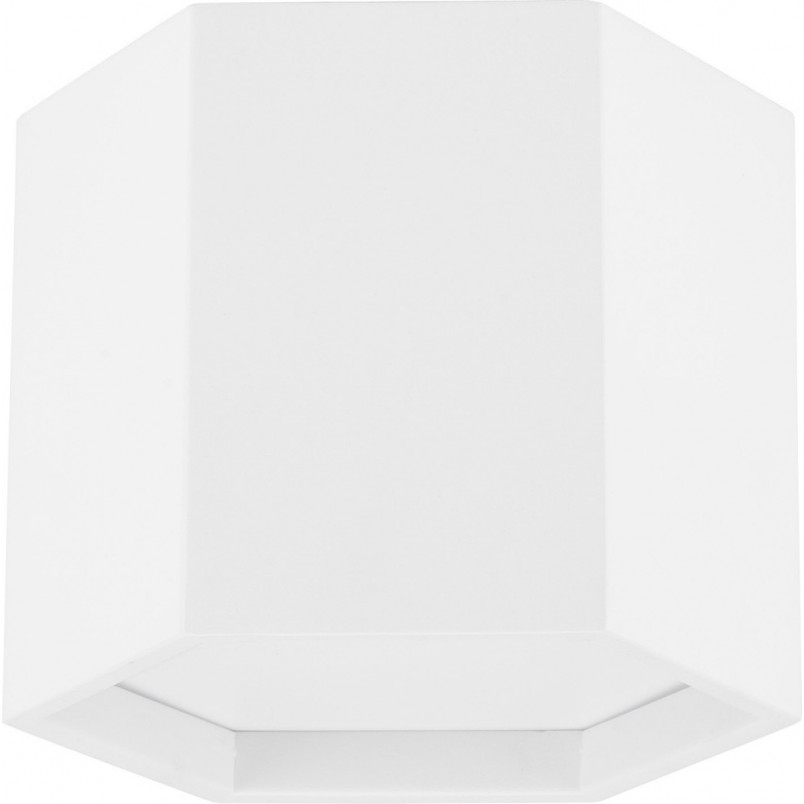 Lampa spot heksagon Leoni LED 25cm H20cm 3000K biały