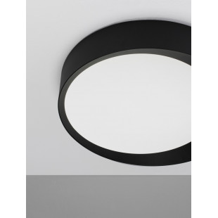 Plafon okrągły designerski Demon LED 60cm czarny