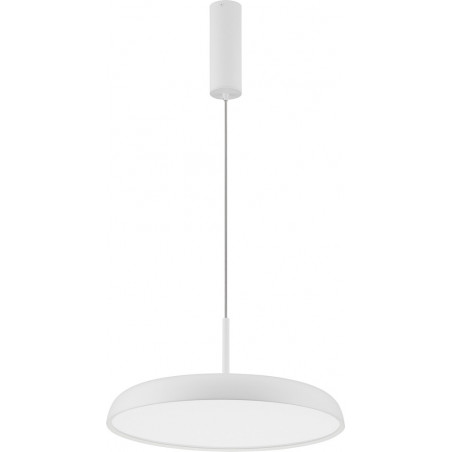 Lampa wisząca minimalistyczna ściemniana Marcus LED 45cm 3000K biała