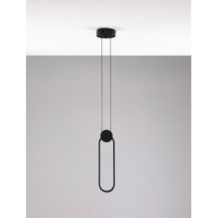 Lampa wisząca minimalistyczna Cry LED 10cm czarna