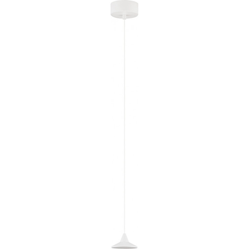 Lampa wisząca minimalistyczna Minima 9,2cm biała