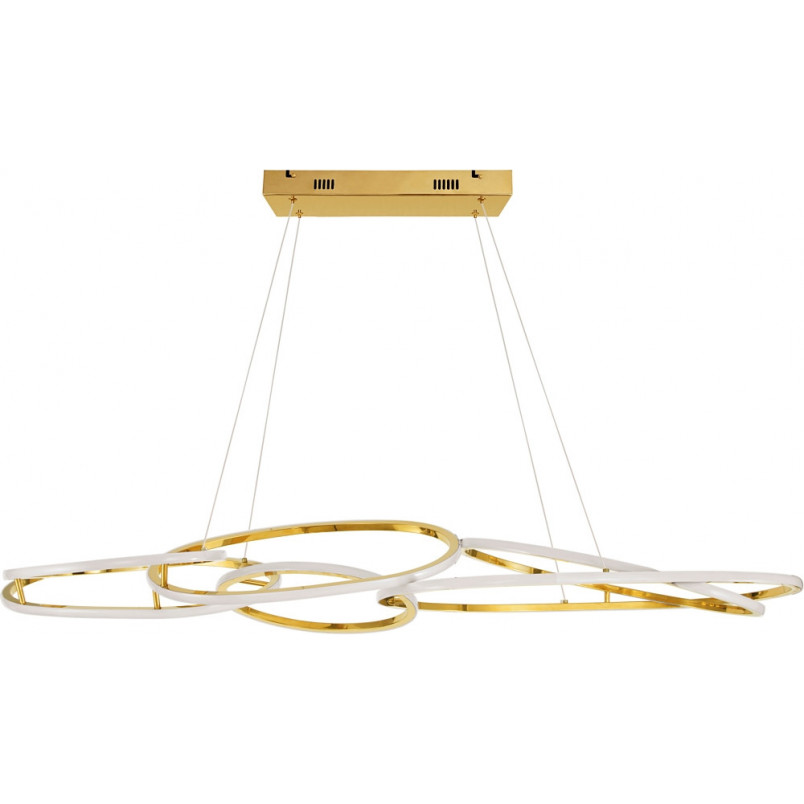Lampa wisząca modern glamour Confuso LED 3000K 150cm złota